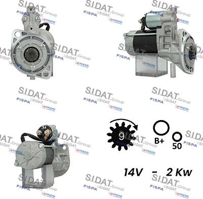 Sidat S12HT0510A2 - Starter www.molydon.hr