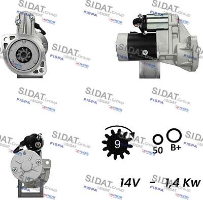 Sidat S12HT0575A2 - Starter www.molydon.hr