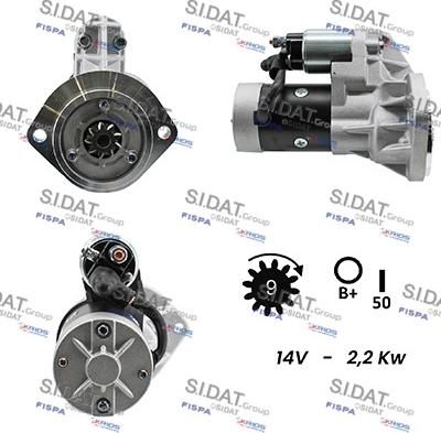 Sidat S12HT0038 - Starter www.molydon.hr