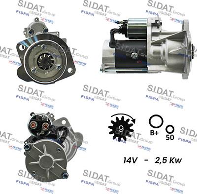 Sidat S12HT0190A2 - Starter www.molydon.hr