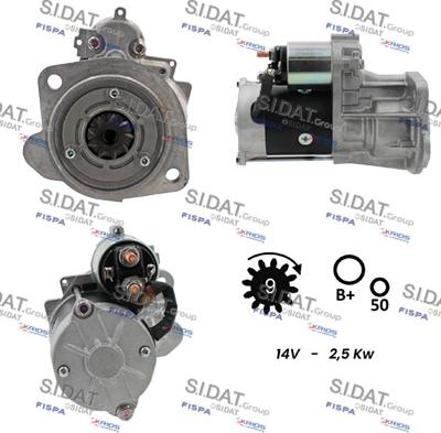 Sidat S12HT0190 - Starter www.molydon.hr