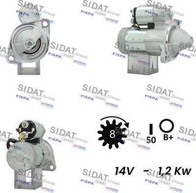 Sidat S12HT0399A2 - Starter www.molydon.hr