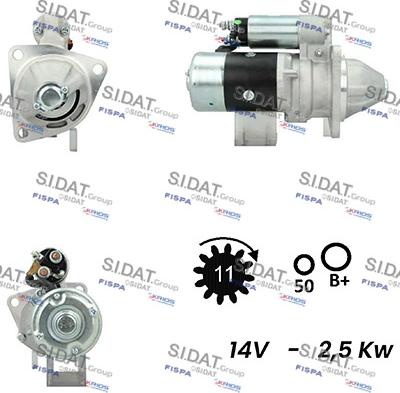 Sidat S12HT0765A2 - Starter www.molydon.hr