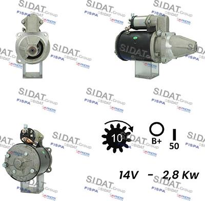 Sidat S12LU0487A2 - Starter www.molydon.hr