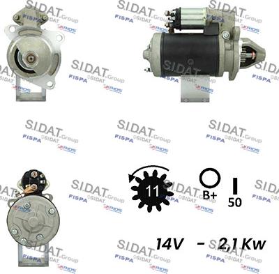 Sidat S12LU0705A2 - Starter www.molydon.hr