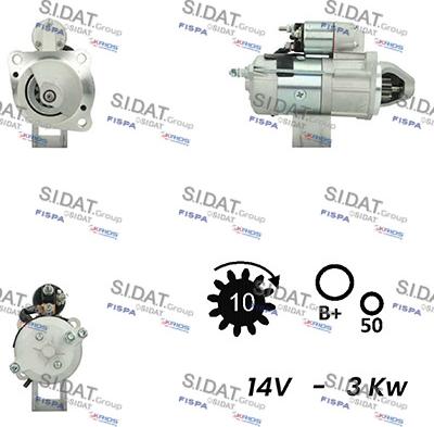 Sidat S12MA0197A2 - Starter www.molydon.hr