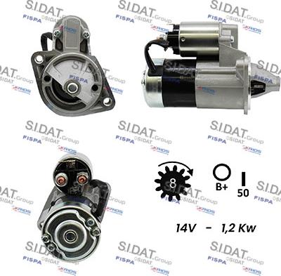 Sidat S12MH0550A2 - Starter www.molydon.hr