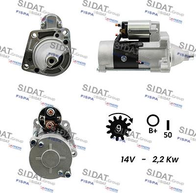 Sidat S12MH0503A2 - Starter www.molydon.hr