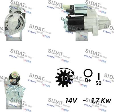 Sidat S12MH0525A2 - Starter www.molydon.hr