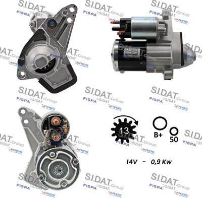 Sidat S12MH0689 - Starter www.molydon.hr