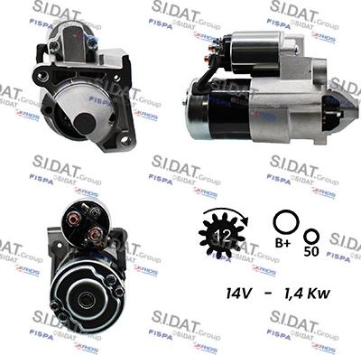 Sidat S12MH0063A2 - Starter www.molydon.hr