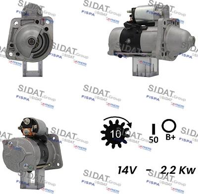 Sidat S12MH0199A2 - Starter www.molydon.hr