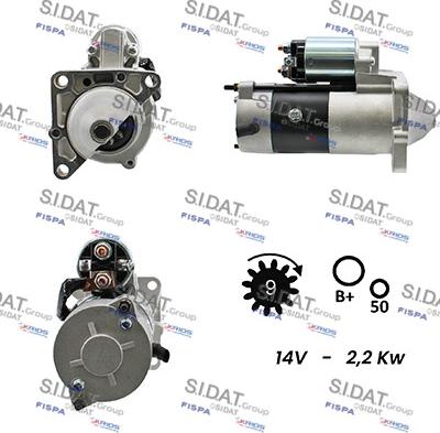 Sidat S12MH0150A2 - Starter www.molydon.hr