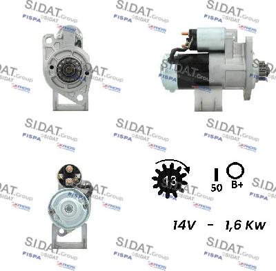 Sidat S12MH0161A2 - Starter www.molydon.hr