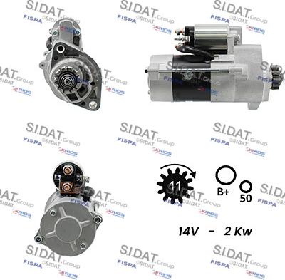 Sidat S12MH0133A2 - Starter www.molydon.hr