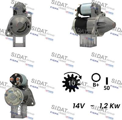 Sidat S12MH0346A2 - Starter www.molydon.hr