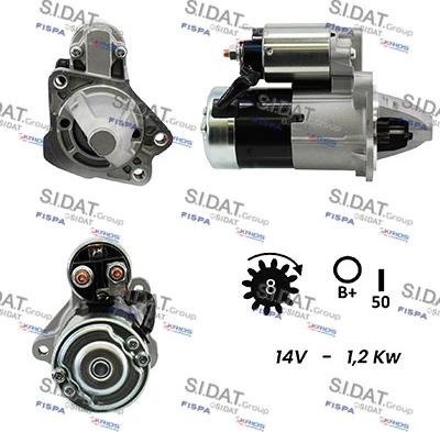 Sidat S12MH0208A2 - Starter www.molydon.hr