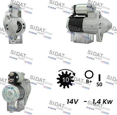 Sidat S12MH0753A2 - Starter www.molydon.hr