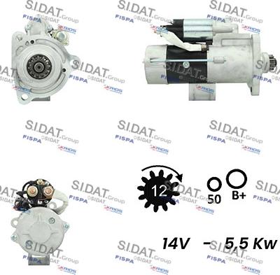 Sidat S12MH0780A2 - Starter www.molydon.hr