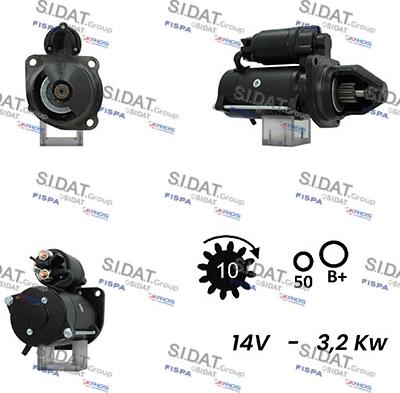 Sidat S12ML0465A2 - Starter www.molydon.hr