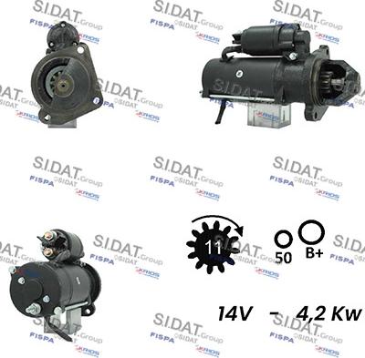 Sidat S12ML0299A2 - Starter www.molydon.hr