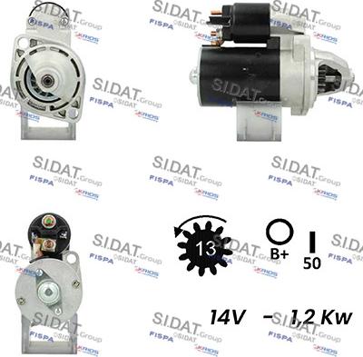 Sidat S12ML0721A2 - Starter www.molydon.hr