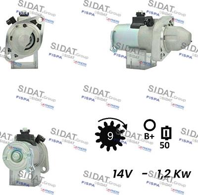 Sidat S12MT0524A2 - Starter www.molydon.hr