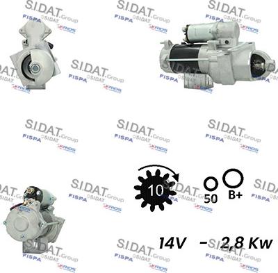 Sidat S12NK0500A2 - Starter www.molydon.hr