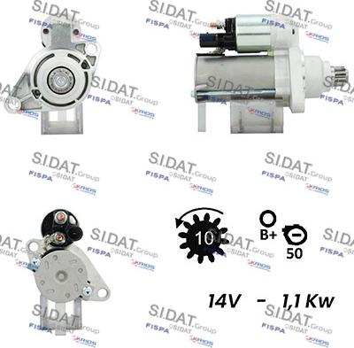 Sidat S12VA0446A2 - Starter www.molydon.hr