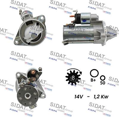 Sidat S12VA0699A2 - Starter www.molydon.hr