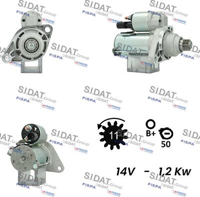 Sidat S12VA0632A2 - Starter www.molydon.hr