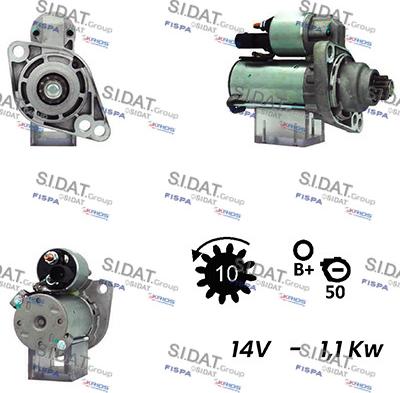 Sidat S12VA0094A2 - Starter www.molydon.hr