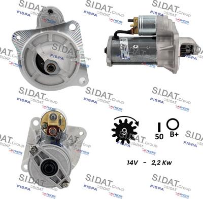 Sidat S12VA0045 - Starter www.molydon.hr