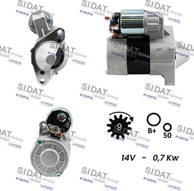 Sidat S12VA0040A2 - Starter www.molydon.hr