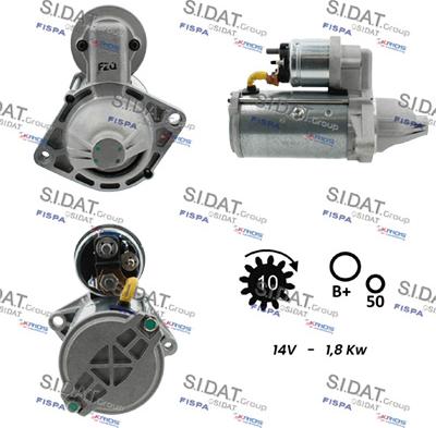 Sidat S12VA0084 - Starter www.molydon.hr