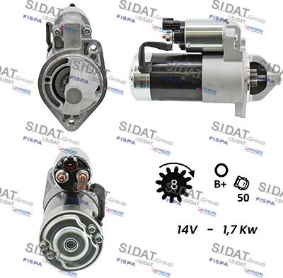 Sidat S12VA0086A2 - Starter www.molydon.hr