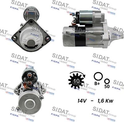 Sidat S12VA0081A2 - Starter www.molydon.hr