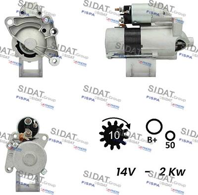 Sidat S12VA0031 - Starter www.molydon.hr