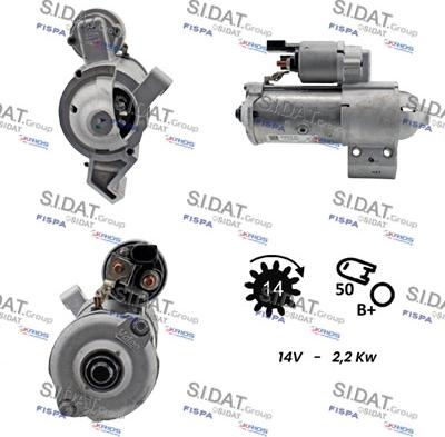 Sidat S12VA0848 - Starter www.molydon.hr