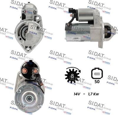 Sidat S12VA0814 - Starter www.molydon.hr