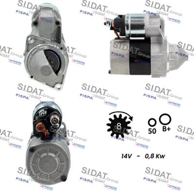 Sidat S12VA0837A2 - Starter www.molydon.hr