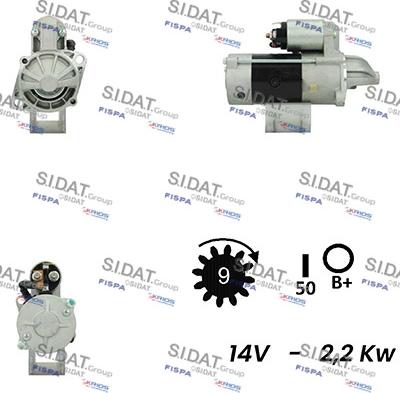 Sidat S12VA0241 - Starter www.molydon.hr