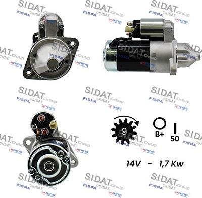 Sidat S12VA0212A2 - Starter www.molydon.hr