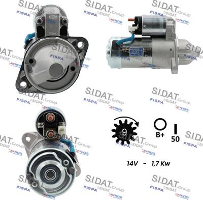 Sidat S12VA0212 - Starter www.molydon.hr