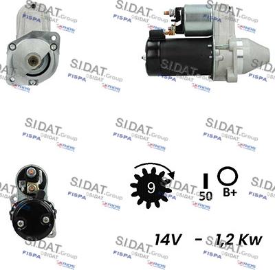 Sidat S12VA0236 - Starter www.molydon.hr