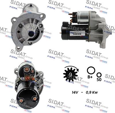 Sidat S12VA0238 - Starter www.molydon.hr