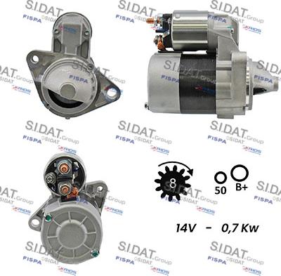 Sidat S12VA0773 - Starter www.molydon.hr