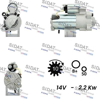 Sidat S12VS0481A2 - Starter www.molydon.hr