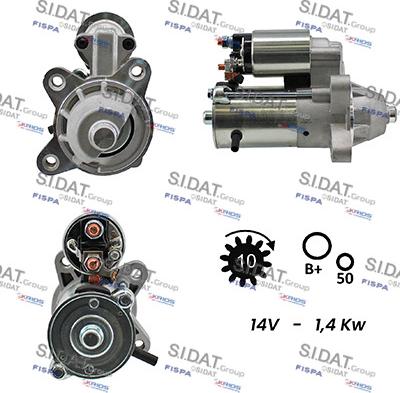 Sidat S12VS0054A2 - Starter www.molydon.hr