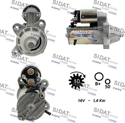 Sidat S12VS0054 - Starter www.molydon.hr